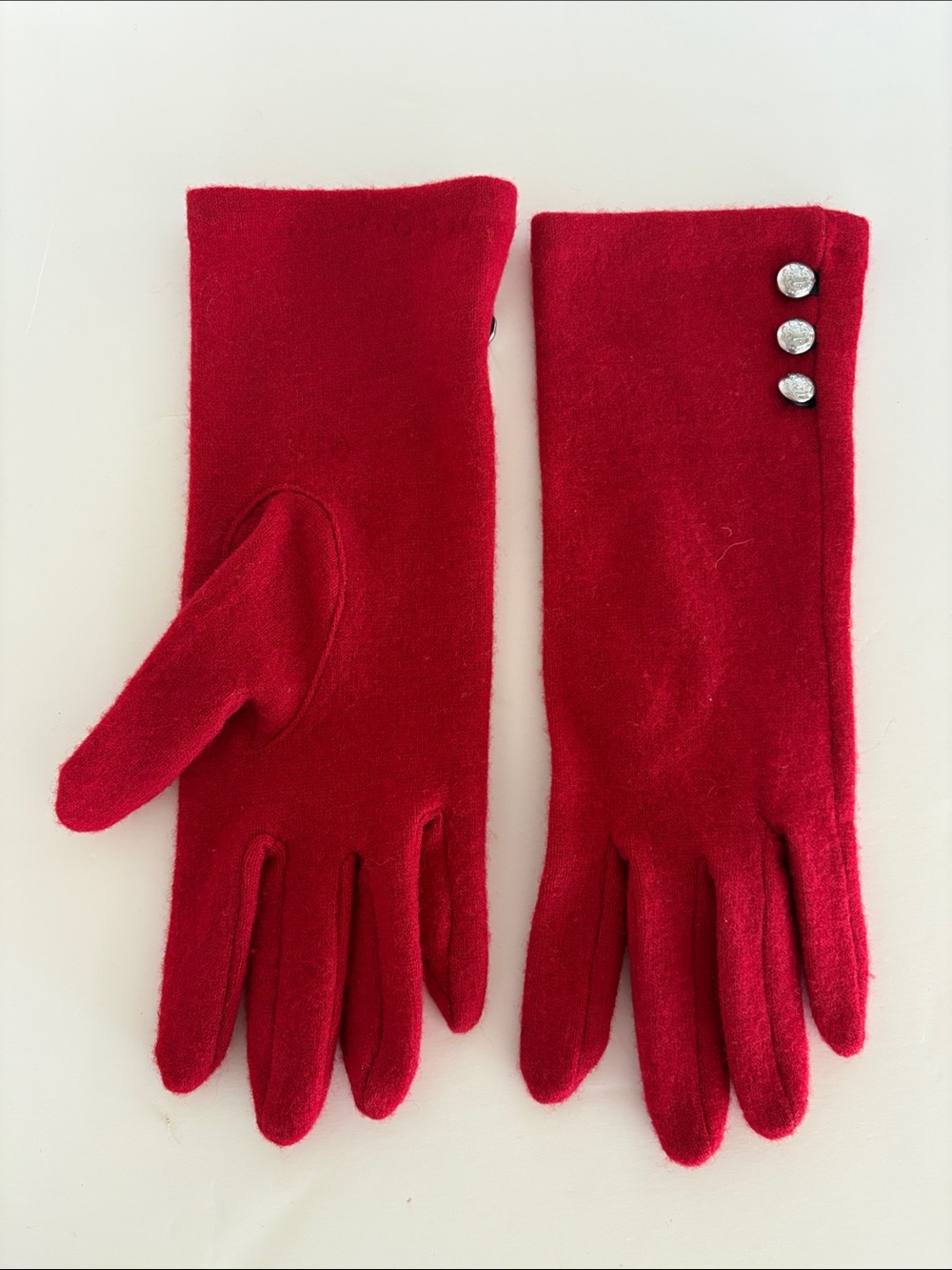 RALPH LAUREN WOMANS XL GLOVES : WOOL/CASHMERE BLEND
